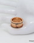 Bvlgari B-Zero 1 Rock 4-Band Ring mit Onyx 750/18K Rosegold Gr. 61 Box + Papiere UVP.: 3.900,-€