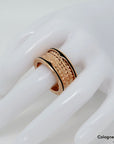 Bvlgari B-Zero 1 Rock 4-Band Ring mit Onyx 750/18K Rosegold Gr. 61 Box + Papiere UVP.: 3.900,-€