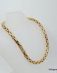 IsabelleFa Collier mit Brillant Besatz in 750/18K Gelbgold Länge 44 cm