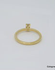 Ring Solitärring mit 0,30ct F-si Diamant in 750/18K Gelbgold Gr. 54