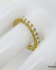 Ring Memoirering mit 1,88ct E-F/vsi Brillant in 750/18K Gelbgold Gr. 54