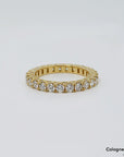 Ring Memoirering mit 1,88ct E-F/vsi Brillant in 750/18K Gelbgold Gr. 54