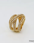 Ring mit 1,05ct F-G/si Brillant in 750/18K Gelbgold Gr. 54