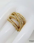 Ring mit 1,05ct F-G/si Brillant in 750/18K Gelbgold Gr. 54