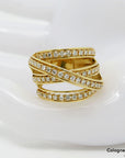 Ring mit 1,05ct F-G/si Brillant in 750/18K Gelbgold Gr. 54