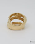 Ring mit 1,05ct F-G/si Brillant in 750/18K Gelbgold Gr. 54