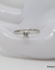 Ring Solitärring mit 0,40ct F-si Diamant in 750/18K Weißgold Gr. 54