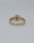 Ring Solitärring mit 1,02ct H-p1 Brillant in 585/14K Weiß-/Gelbgold Gr. 60