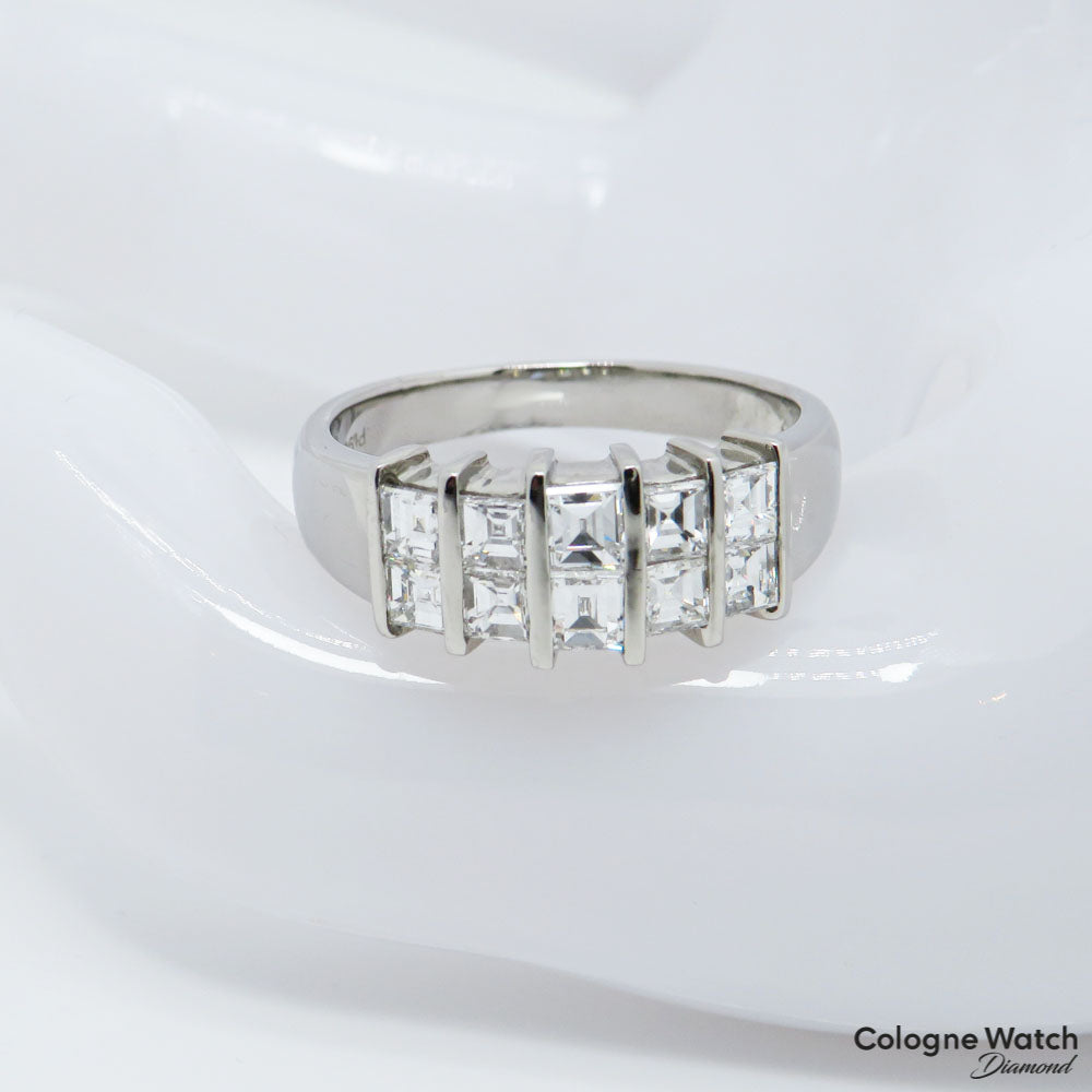 14ct W-si Prinzess Diamant in 900`er Platin Gr. 54