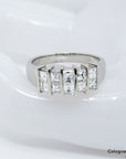 14ct W-si Prinzess Diamant in 900`er Platin Gr. 54