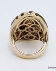 05ct TW-vsi Brillant und teils emailliert in 750/18K Rosegold Gr. 56