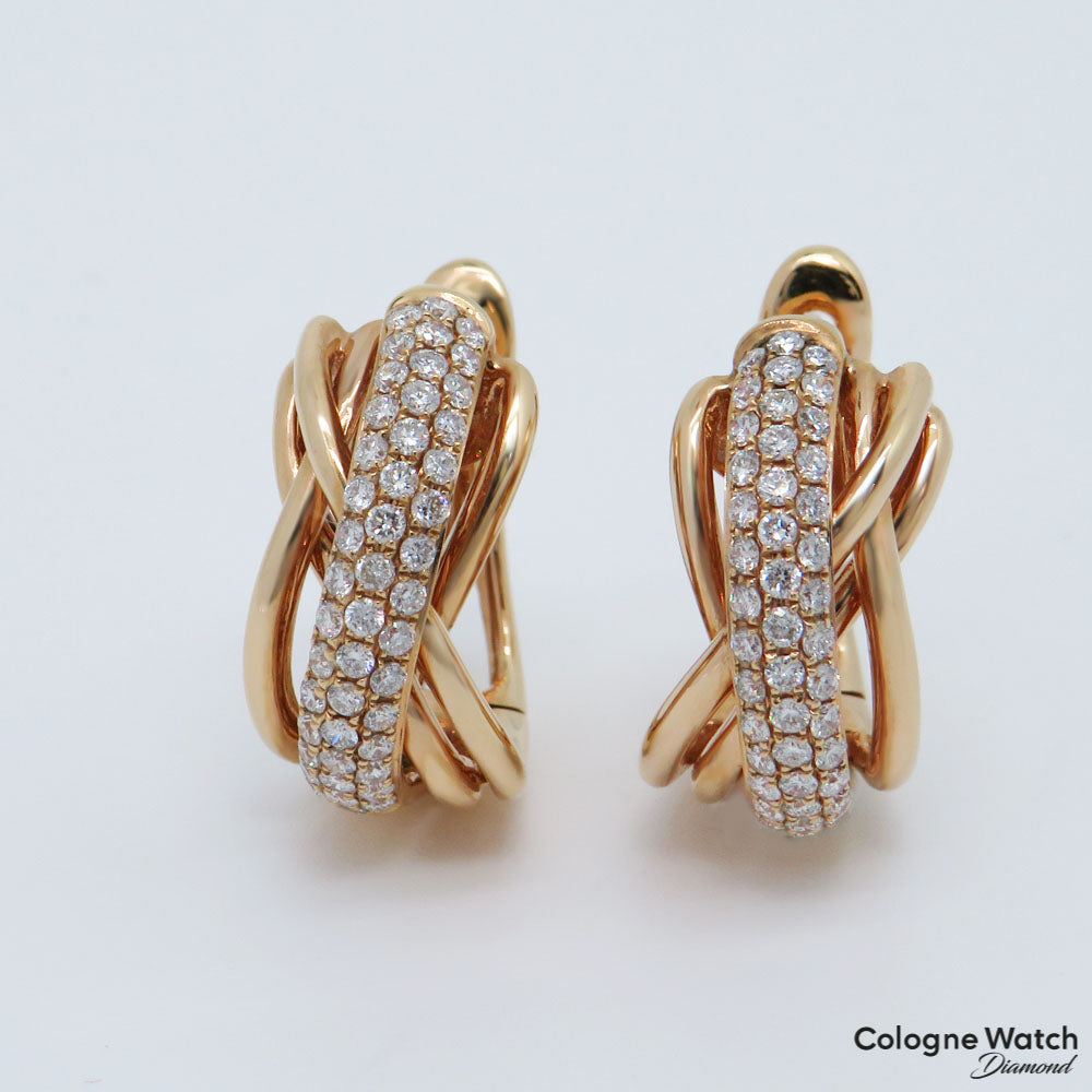 90ct TW-si Brillant in 750/18K Rosegold 