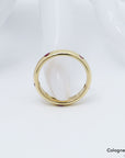 Cartier Ring mit Rubin Besatz in 750/18K Gelbgold Gr. 52